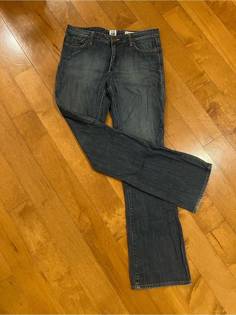 SALT Works Mulberry Street Medium Rise Bootcut Dark Denim Jeans 30 x 31